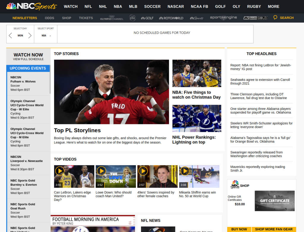 NBC Sports | Gutendev | WordPress websites with Gutendev | New WordPress | WordPress Tutorials | Plugins WordPress 