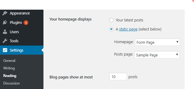 Use a Custom Homepage